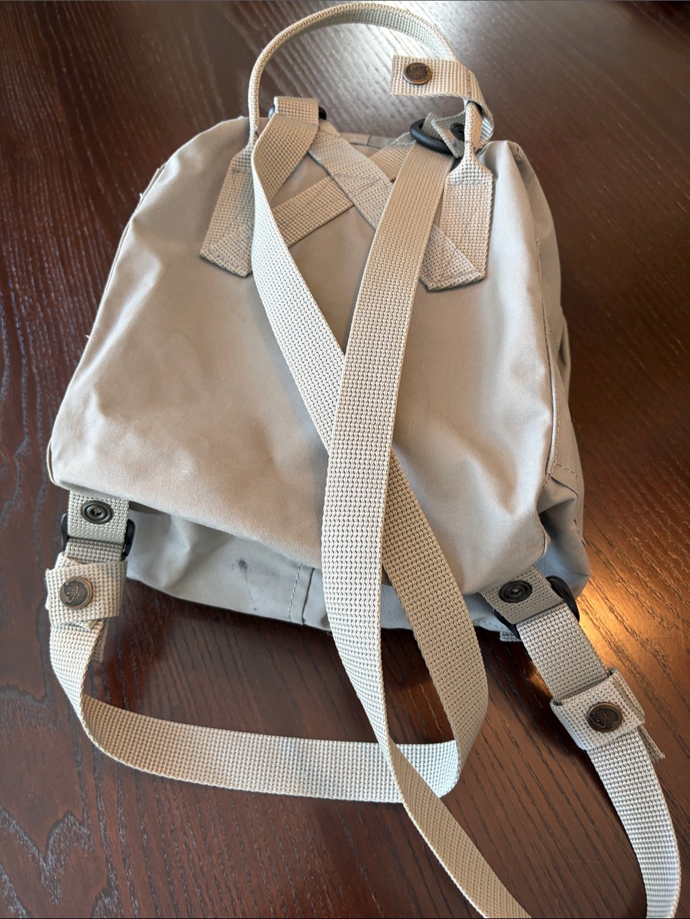 Fjallraven Kanken Backpack in Light Beige - Picture 2 of 6